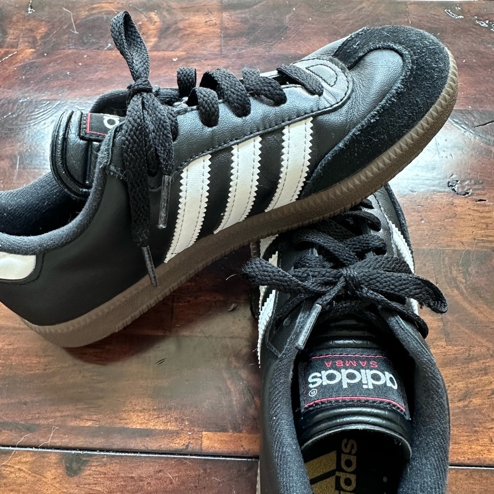 Adidas Black and white Boys Soccer Shoes